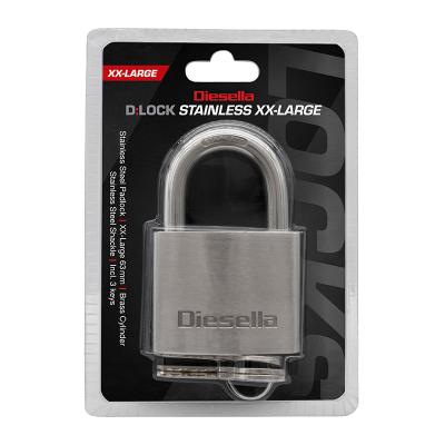 Hængelås 63 mm Rustfri Stål